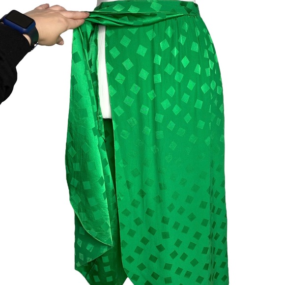 Vintage Levirno Verna Faux Wrap Midi Skirt - Picture 8 of 11